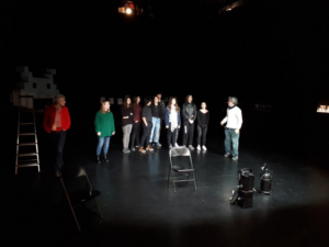 visite du théâtre
