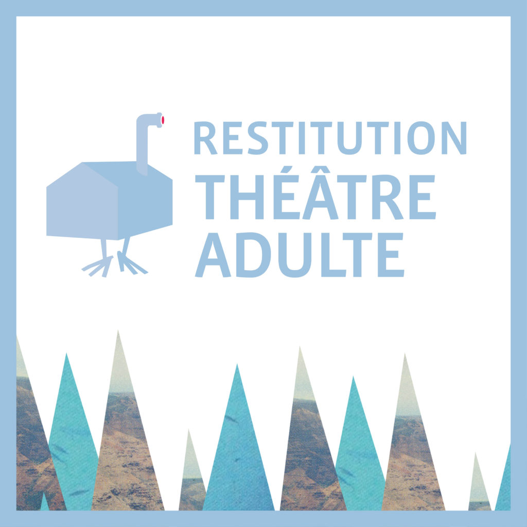 restitution de l'atelier theatre adulte le jeudi 23 juin à 20h

restitutions